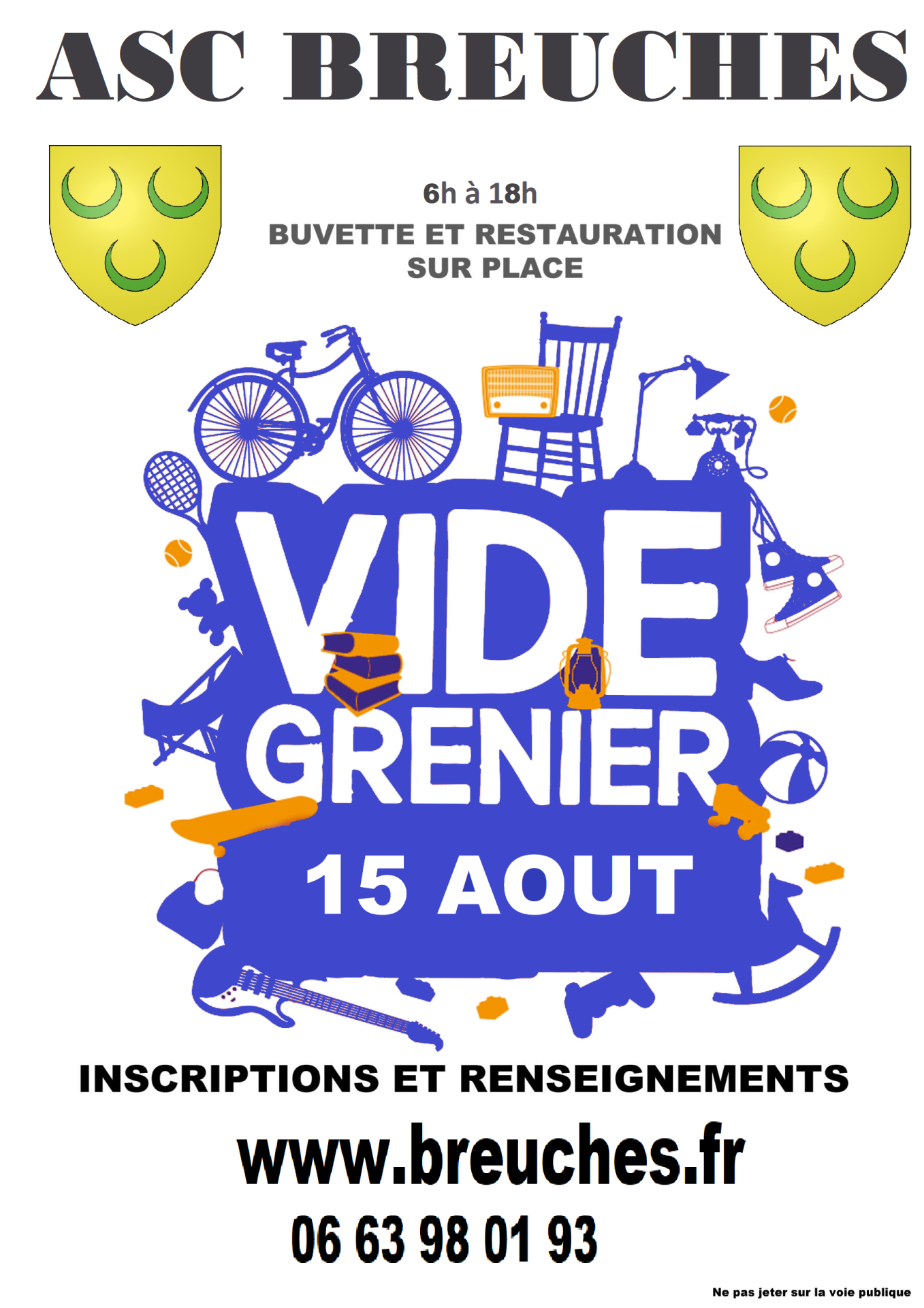 Affiche vide grenier
