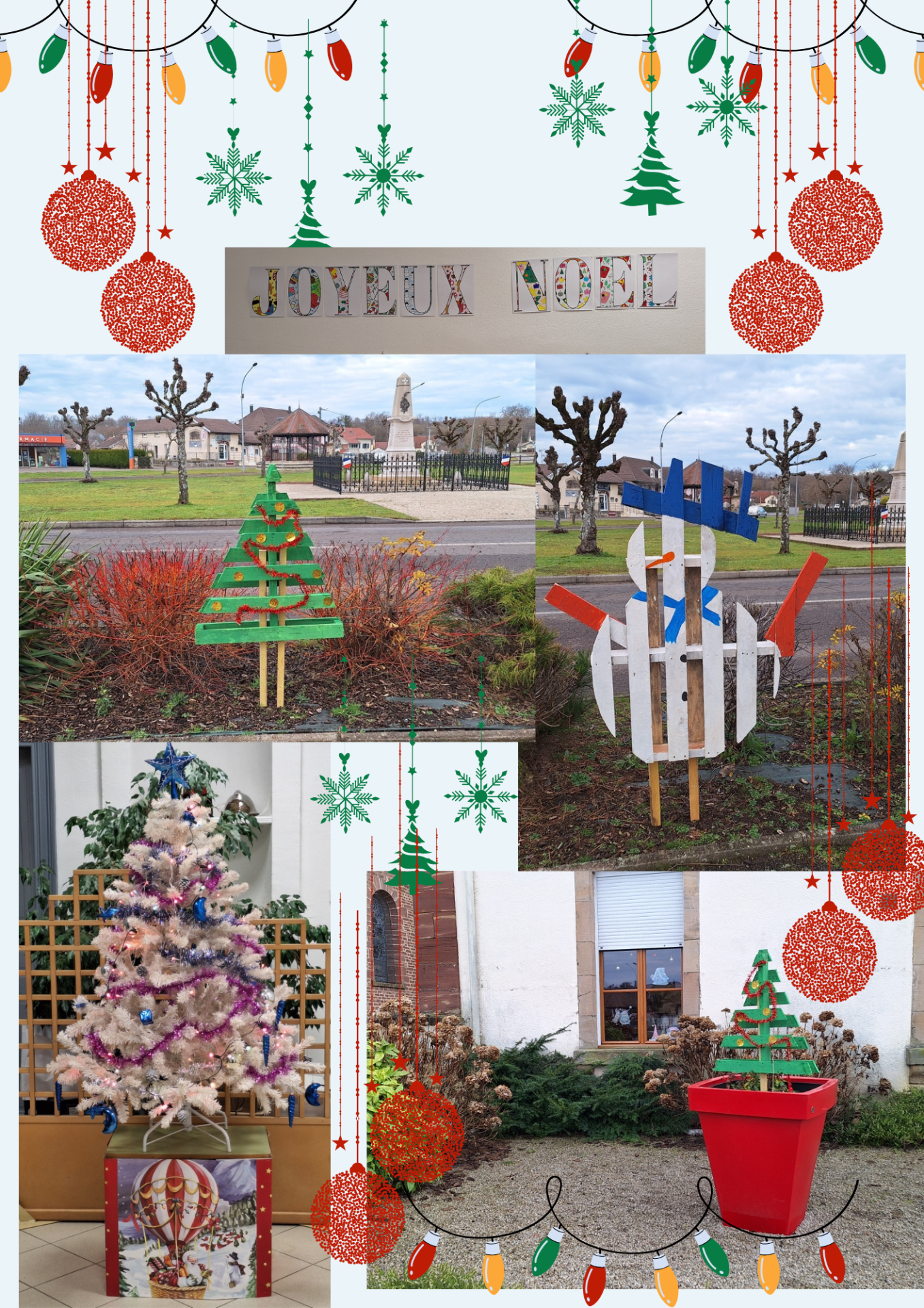 Colorful illustrative merry christmas background flyer 2