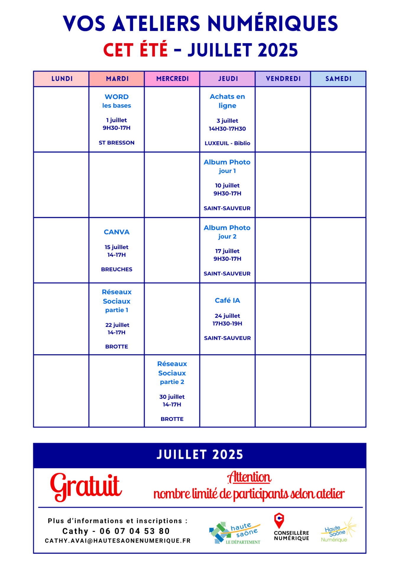Programme juillet 2025 1